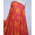 EXCLUSIVE 90% Linen 10% Silk – 'Floral Hero' | Magenta & Persimmon Orange